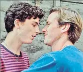  ?? ARCHIVO ?? Un fotograma de Call me by your name