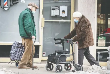 ?? PETER J THOMPSON / NATIONAL POST ?? It's not just the age, but rather the frailty of older people that make them more vulnerable to illness and the ravages of the viruses
that we're seeing in the pandemic. There is a drive to treat that aging process itself.