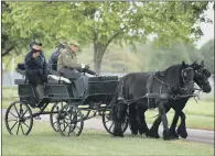  ?? PICTURE: ANDREW MATTHEWS/PA WIRE ?? FITTING: The Duke’s carriage and Fell ponies will be in the quadrangle at Windsor during the funeral procession.