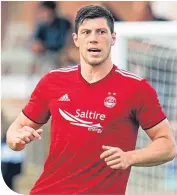  ??  ?? Aberdeen’s Scott McKenna