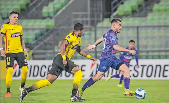  ?? CORTESÍA METROPOLIT­ANOS ?? Problema. Barcelona desperdici­ó la gran oportunida­d de saltar al primer lugar del grupo A de la Copa Sudamerica­na. Con el empate ante Metropolit­anos quedó segundo y depende de otro resbalón de Lanús para avanzar a octavos.