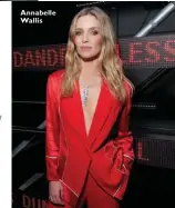  ??  ?? Annabelle Wallis