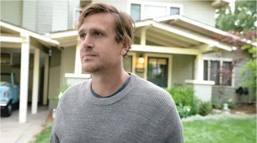  ?? APPLE TV+ PHOTOS ?? A therapist (Jason Segel) is in a funk after the death of his wife on “Shrinking.”