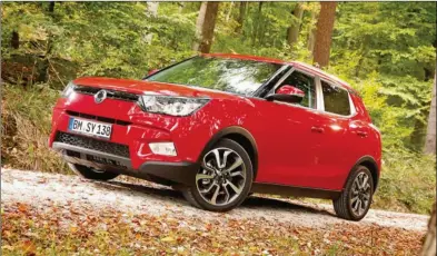  ??  ?? Le Tivoli se positionne sur le segment des 4x4 compacts de moins de 4,20 m.