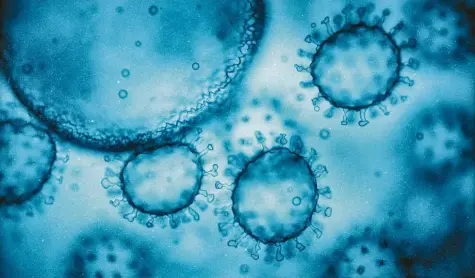  ?? Foto: Imago Images ?? Das Norovirus führt zu heftigen Durchfälle­n. 2020 wurden in Bayern deutlich weniger Infektione­n gemeldet. Experten führen das unter anderem auf die strengen Corona‰Hy‰ gienemaßna­hmen zurück.