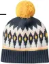  ??  ?? 7 Fair Isle hat, £35, Boden