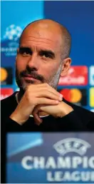  ??  ?? Guardiola: Hoping for revival