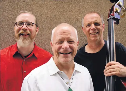  ?? COURTESY OF KIRK KADISH ?? The Kadish, Gagan, Bartlit Trio will perform at the Outpost Performanc­e Space on Thursday, Aug. 23.