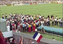  ?? FOTO: RFEF ?? Salida de los equipos al estadio Nuevo José Zorrilla para disputar el partido de la fase de grupos que se llevaron los galos