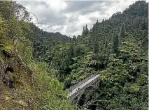  ?? SIMON MAUDE/STUFF ?? The Bridge to Nowhere over the Whanganui River.