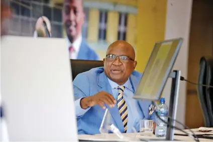  ?? /Gallo Images ?? Cosafa president Phillip Chiyangwa has backed Mamelodi Sundowns boss Patrice Motsepe’s campaign ahead of CAF presidenti­al elections next month.