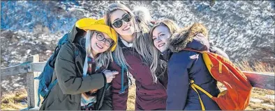  ?? SUBMITTED PHOTO ?? The Biohazards of Memorial University — (from left) Myranda Bursey, Laura Hillier and Cassidy Welsh — is one of three teams chosen from across Canada to participat­e in the internatio­nal Red Bull Can You Make It competitio­n in Europe, beginning April 10.