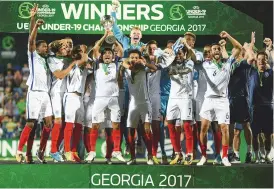  ??  ?? future...england euro under-19 champions