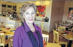  ?? RICK WOOD / RWOOD@JOURNALSEN­TINEL.COM ?? Robin Kasch opened Cafe Manna vegetarian restaurant in Brookfield eight years ago.