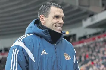  ?? ?? Sunderland’s former manager Gus Poyet is currently the head coach of the Greece national team.