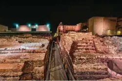  ??  ?? IMPACTO. Según datos del Gobierno de la Ciudad de México, este sitio arqueológi­co duplicó el número de visitas en 2017.