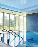  ??  ?? DETOX: Mineral- rich spa pool