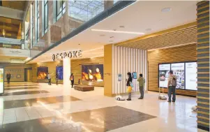  ?? Bespoke 2015 ?? Bespoke, in Westfield San Francisco Centre, offers interactiv­e demo space for entreprene­urs.