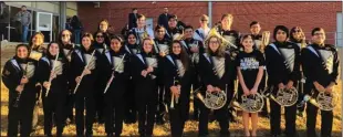  ?? Courtesy photo ?? Pictured above are members of the Big Spring High School Band after they performed their Region VI Band Concert in Andrews, last weekend. Pictured below, left to right: David Summers, Emily Kocak, Rocky Ramirez, Gia Ortega, and Valerie Hernandez.