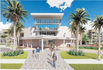  ?? JM FAMILY ENTERPRISE­S/COURTESY ?? JM Family Enterprise­s’ Deerfield Beach headquarte­rs will be undergoing a $150 million renovation.