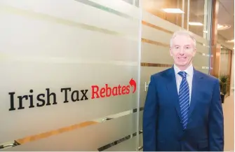  ??  ?? Martin Brennan, founder and managing director, Irish Tax Rebates