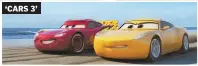  ??  ?? ‘Cars 3’