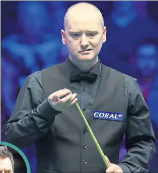  ??  ?? Former world champion Graeme Dott says he totally understand­s why Ronnie O’sullivan (inset) is giving the British Open a miss