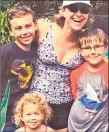  ?? Contribute­d photo ?? Above, Megan Todt, 42, and her children, Aleksander, 13; Tyler, 11; and Zoe, 4.