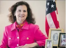  ?? PIERRE OBENDRAUF ?? Departing U.S. consul general Nina Maria Fite says she is leaving with an optimistic outlook on the city’s economic future.