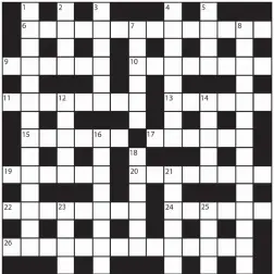  ?? PRIZES of £20 will be awarded to the senders of the first three correct solutions checked. Solutions to: Daily Mail Prize Crossword No. 15,890, PO BOX 3451, Norwich, NR7 7NR. Entries may be submitted by second-class post. Envelopes must be postmarked no l ?? No 15890