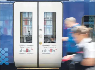  ?? Picture: PA. ?? A ScotRail train operated by Abellio at Glasgow Central Station.