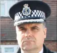  ??  ?? Chief constable Alan Pughsley sacked DS Jones