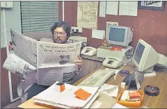  ?? HT ARCHIVE ?? Chandan Mitra during his stint as the executive editor of Hindustan Times.