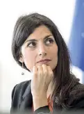  ??  ?? Sindaca Virginia Raggi