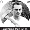  ?? ?? Ross Kemp, then 22, on the set of Emmerdale Farm in November 1986