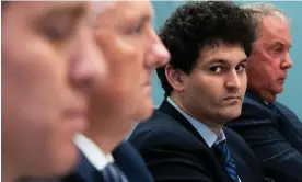  ?? Photograph: Sipa US/Alamy ?? Sam Bankman-Fried, second right, chief executive of digital currency exchange FTX, testifies during a House agricultur­al committee hearing in May 2022 on changing financial market roles.