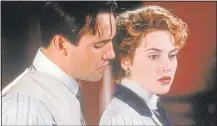  ??  ?? DOOMED VOYAGE: Engaged to Kate Winslet in Titanic