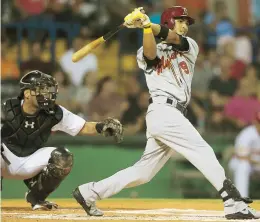  ??  ?? Eddie Rosario jugó por última ocasión en el béisbol invernal en la temporada de 2013-2014.