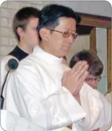  ??  ?? Father James Chia.