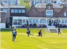  ?? ?? In control Ferguslie took the game to Greenock, scoring 238 runs