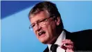  ??  ?? Jörg Meuthen launched a surprise attack against his opponents during a party conference in November 2020