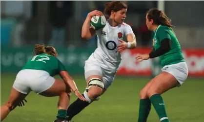  ?? Photograph: David Rogers/The RFU Collection/Getty Images ?? England captain Sarah Hunter supports the creation of a Lions team.