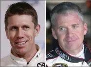  ??  ?? Carl Edwards and Jeff Burton are among the new nominees for NASCAR’S next Hall of Fame class.