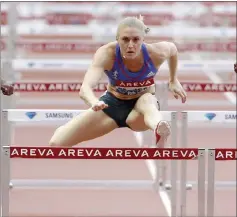  ??  ?? File photo of Sally Pearson of Australia competing in the women’s 100 metres hurdles. — Reuters photo