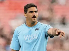  ?? Picture: MARK KOLBE/GETTY IMAGES ?? BACKLASH: Pablo Matera of the Pumas