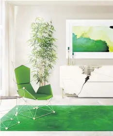  ?? — BITANGRA FURNITURE DESIGN FILES ?? Pantone Color Institute’s 2017 colour of the year is ‘Greenery.’