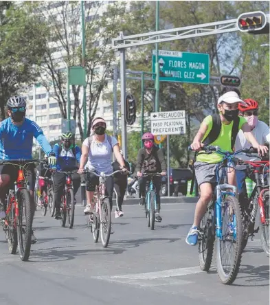  ?? Hubo ciudadanos que optaron por usar la bicicleta /OSWALDO FIGUEROA / ESTO ?? Durante 2020