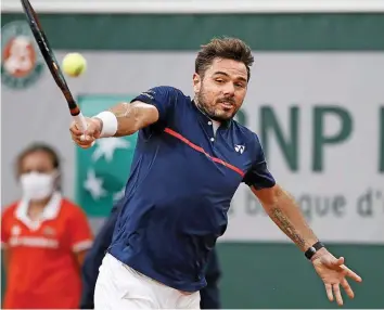  ?? –KEYSTONE ?? Au deuxième tour, «Stan the Man» affrontera le gaucher allemand Dominik Köpfer (ATP 66) .