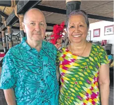  ?? Photo: Shratika Naidu. ?? Nukubati Island Resort owners Peter and Jenny Bourke .