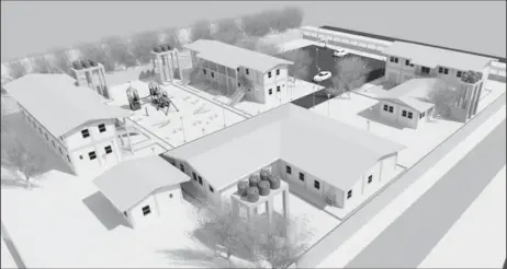  ?? ?? An artist’s impression of the Children and Family Care Centre